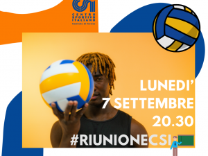 Campionato pallavolo CSI Treviso 26/27 – riunione con le società interessate lunedì 7 settembre 2026 ore 20.30
